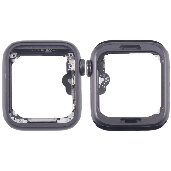 Placa de bisel con marco intermedio de aleación de aluminio y eje de giro de corona Cable flexible, For Apple Watch SE 2020 40MM LTE, For Apple Watch SE 2020 40MM GPS, For Apple Watch Series SE 2020 44MM LTE, For Apple Watch SE 2020 44MM GPS           ...