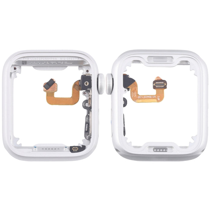 Placa de bisel con marco intermedio de aleación de aluminio y eje de giro de corona Cable flexible, For Apple Watch Series 6 40MM LTE, For Apple Watch Series 6 40MM GPS, For Apple Watch Series 6 44MM LTE, For Apple Watch Series 6 44MM GPS