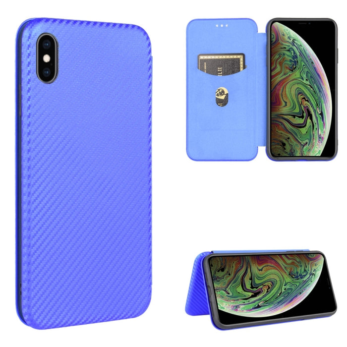 Textura de fibra de carbono Flip horizontal magnético TPU + PC + Funda de cuero PU con ranura para tarjeta, For iPhone 11 Pro, For iPhone 6 / 6s, For iPhone 6 Plus / 6s Plus, For iPhone 11 Pro Max, For iPhone 11, For iPhone 12 mini, For iPhone 12 / 12 ...