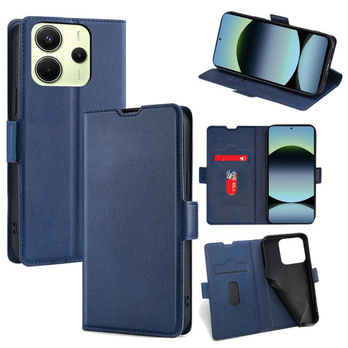 Funda de cuero para teléfono con tapa horizontal y hebilla lateral ultrafina, For Redmi A7 Pro 171mm / Poco C85x 5G, For Redmi Turbo 5 Max 5G / Poco X8 Pro Max 5G, For Redmi Turbo 5 5G / Poco X8 Pro 5G, For Redmi K90 Pro Max 5G / Poco F8 Ultra         ...