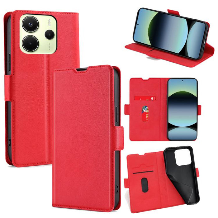 Funda de cuero para teléfono con tapa horizontal y hebilla lateral ultrafina, For Redmi A7 Pro 171mm / Poco C85x 5G, For Redmi Turbo 5 Max 5G / Poco X8 Pro Max 5G, For Redmi Turbo 5 5G / Poco X8 Pro 5G, For Redmi K90 Pro Max 5G / Poco F8 Ultra         ...