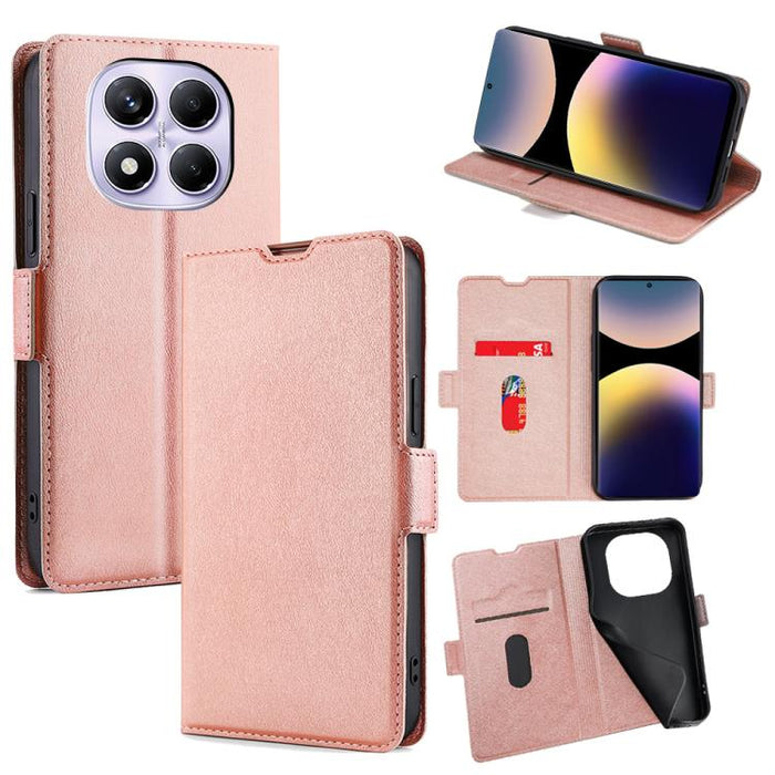 Funda de cuero para teléfono con tapa horizontal y hebilla lateral ultrafina, For Redmi A7 Pro 171mm / Poco C85x 5G, For Redmi Turbo 5 Max 5G / Poco X8 Pro Max 5G, For Redmi Turbo 5 5G / Poco X8 Pro 5G, For Redmi K90 Pro Max 5G / Poco F8 Ultra         ...