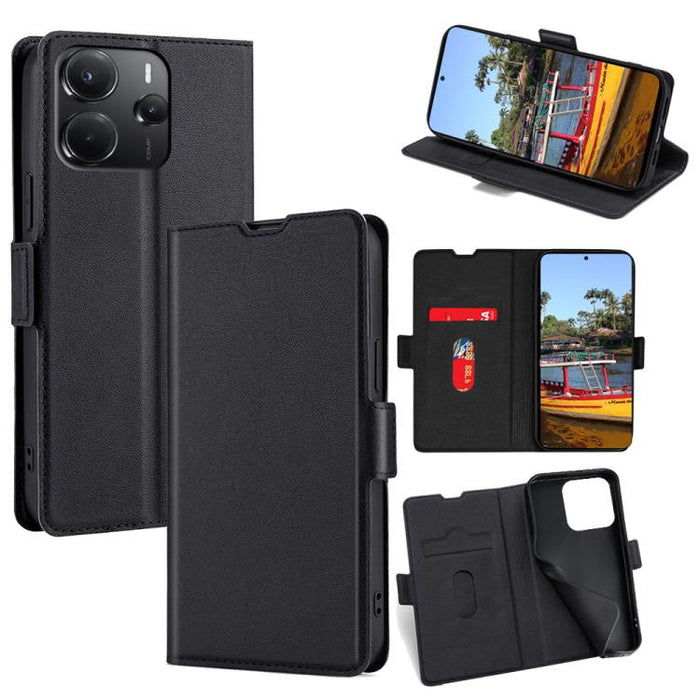 Funda de cuero para teléfono con tapa horizontal y hebilla lateral ultrafina, For Redmi A7 Pro 171mm / Poco C85x 5G, For Redmi Turbo 5 Max 5G / Poco X8 Pro Max 5G, For Redmi Turbo 5 5G / Poco X8 Pro 5G, For Redmi K90 Pro Max 5G / Poco F8 Ultra         ...
