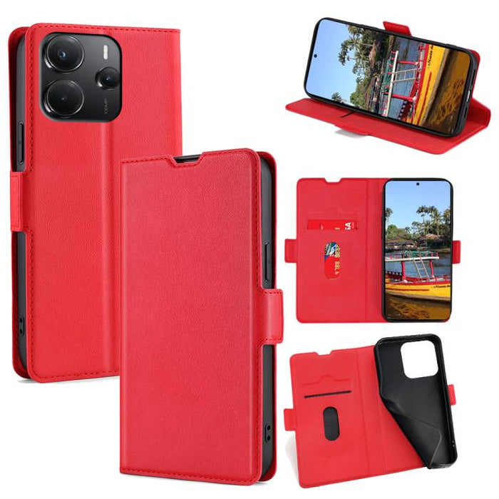Funda de cuero para teléfono con tapa horizontal y hebilla lateral ultrafina, For Redmi A7 Pro 171mm / Poco C85x 5G, For Redmi Turbo 5 Max 5G / Poco X8 Pro Max 5G, For Redmi Turbo 5 5G / Poco X8 Pro 5G, For Redmi K90 Pro Max 5G / Poco F8 Ultra         ...
