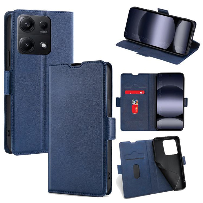 Funda de cuero para teléfono con tapa horizontal y hebilla lateral ultrafina, For Redmi A7 Pro 171mm / Poco C85x 5G, For Redmi Turbo 5 Max 5G / Poco X8 Pro Max 5G, For Redmi Turbo 5 5G / Poco X8 Pro 5G, For Redmi K90 Pro Max 5G / Poco F8 Ultra         ...