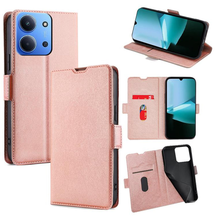 Funda de cuero para teléfono con tapa horizontal y hebilla lateral ultrafina, For Redmi A7 Pro 171mm / Poco C85x 5G, For Redmi Turbo 5 Max 5G / Poco X8 Pro Max 5G, For Redmi Turbo 5 5G / Poco X8 Pro 5G, For Redmi K90 Pro Max 5G / Poco F8 Ultra         ...