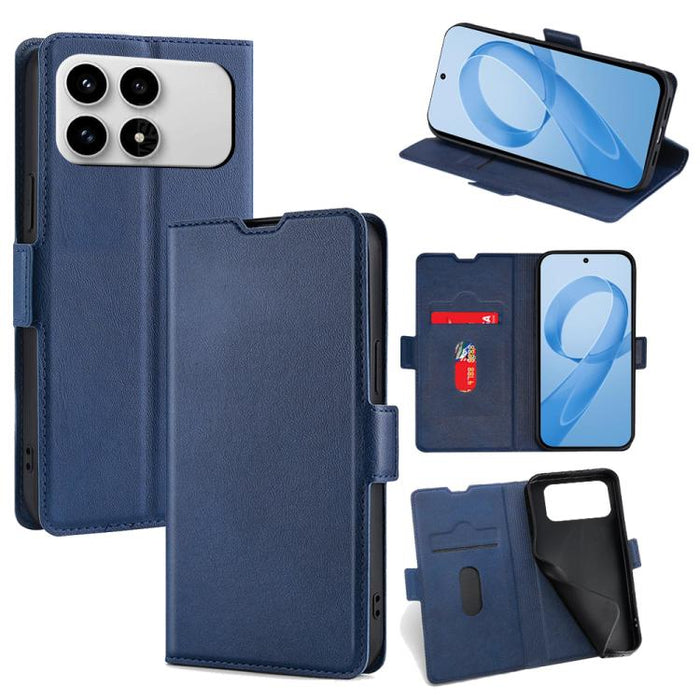 Funda de cuero para teléfono con tapa horizontal y hebilla lateral ultrafina, For Redmi A7 Pro 171mm / Poco C85x 5G, For Redmi Turbo 5 Max 5G / Poco X8 Pro Max 5G, For Redmi Turbo 5 5G / Poco X8 Pro 5G, For Redmi K90 Pro Max 5G / Poco F8 Ultra         ...