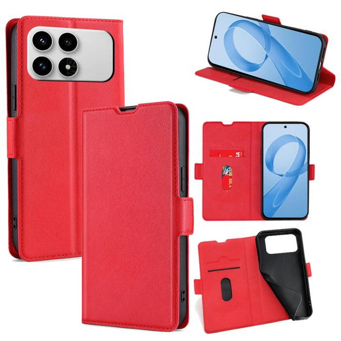 Funda de cuero para teléfono con tapa horizontal y hebilla lateral ultrafina, For Redmi A7 Pro 171mm / Poco C85x 5G, For Redmi Turbo 5 Max 5G / Poco X8 Pro Max 5G, For Redmi Turbo 5 5G / Poco X8 Pro 5G, For Redmi K90 Pro Max 5G / Poco F8 Ultra         ...