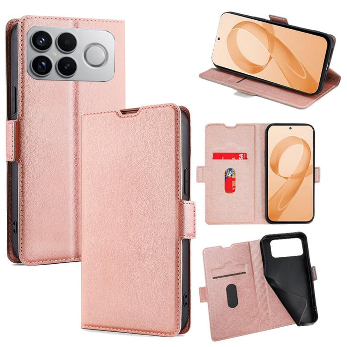 Funda de cuero para teléfono con tapa horizontal y hebilla lateral ultrafina, For Redmi A7 Pro 171mm / Poco C85x 5G, For Redmi Turbo 5 Max 5G / Poco X8 Pro Max 5G, For Redmi Turbo 5 5G / Poco X8 Pro 5G, For Redmi K90 Pro Max 5G / Poco F8 Ultra         ...