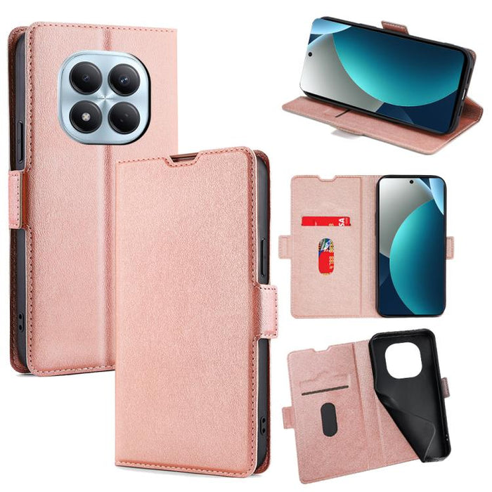 Funda de cuero para teléfono con tapa horizontal y hebilla lateral ultrafina, For Redmi A7 Pro 171mm / Poco C85x 5G, For Redmi Turbo 5 Max 5G / Poco X8 Pro Max 5G, For Redmi Turbo 5 5G / Poco X8 Pro 5G, For Redmi K90 Pro Max 5G / Poco F8 Ultra         ...