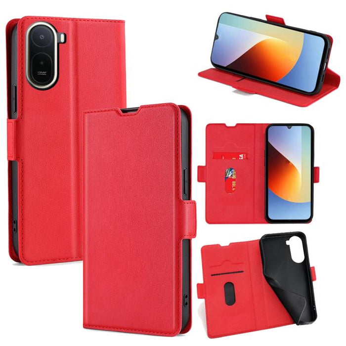 Funda de cuero para teléfono con tapa horizontal y hebilla lateral ultrafina, For Redmi A7 Pro 171mm / Poco C85x 5G, For Redmi Turbo 5 Max 5G / Poco X8 Pro Max 5G, For Redmi Turbo 5 5G / Poco X8 Pro 5G, For Redmi K90 Pro Max 5G / Poco F8 Ultra         ...