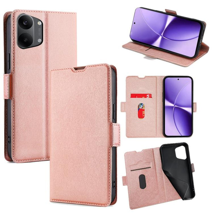 Funda de cuero para teléfono con tapa horizontal y hebilla lateral ultrafina, For Redmi A7 Pro 171mm / Poco C85x 5G, For Redmi Turbo 5 Max 5G / Poco X8 Pro Max 5G, For Redmi Turbo 5 5G / Poco X8 Pro 5G, For Redmi K90 Pro Max 5G / Poco F8 Ultra         ...
