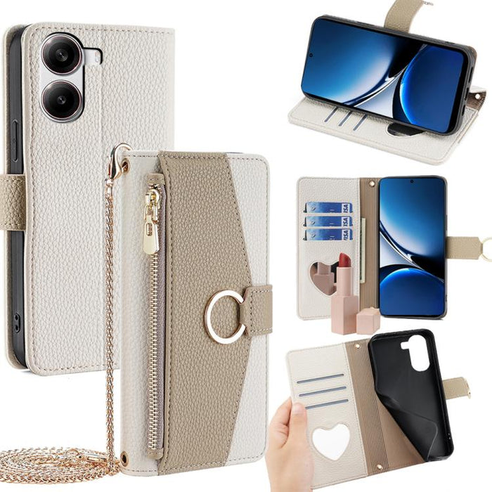 Funda para teléfono de piel con textura de lichi y diseño cruzado, For Redmi A7 Pro 171mm / Poco C85x 5G, For Redmi Turbo 5 Max 5G / Poco X8 Pro Max 5G, For Redmi Turbo 5 5G / Poco X8 Pro 5G, For Redmi K90 Pro Max / Poco F8 Ultra                       ...
