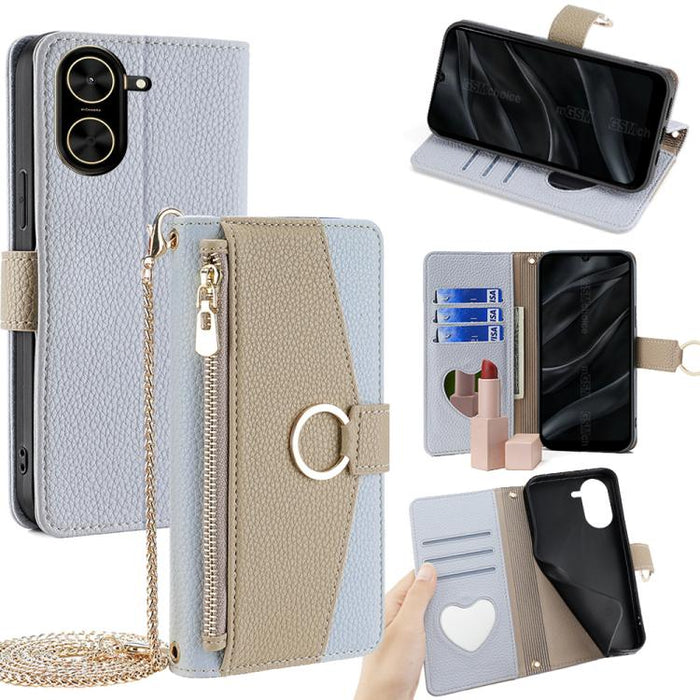 Funda para teléfono de piel con textura de lichi y diseño cruzado, For Redmi A7 Pro 171mm / Poco C85x 5G, For Redmi Turbo 5 Max 5G / Poco X8 Pro Max 5G, For Redmi Turbo 5 5G / Poco X8 Pro 5G, For Redmi K90 Pro Max / Poco F8 Ultra                       ...