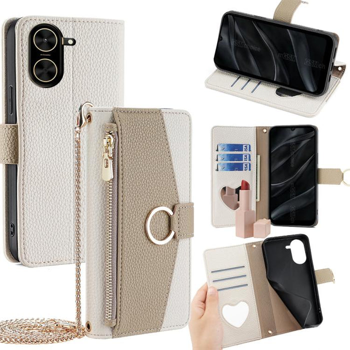 Funda para teléfono de piel con textura de lichi y diseño cruzado, For Redmi A7 Pro 171mm / Poco C85x 5G, For Redmi Turbo 5 Max 5G / Poco X8 Pro Max 5G, For Redmi Turbo 5 5G / Poco X8 Pro 5G, For Redmi K90 Pro Max / Poco F8 Ultra                       ...