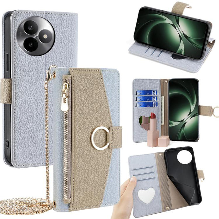 Funda para teléfono de piel con textura de lichi y diseño cruzado, For Redmi A7 Pro 171mm / Poco C85x 5G, For Redmi Turbo 5 Max 5G / Poco X8 Pro Max 5G, For Redmi Turbo 5 5G / Poco X8 Pro 5G, For Redmi K90 Pro Max / Poco F8 Ultra                       ...