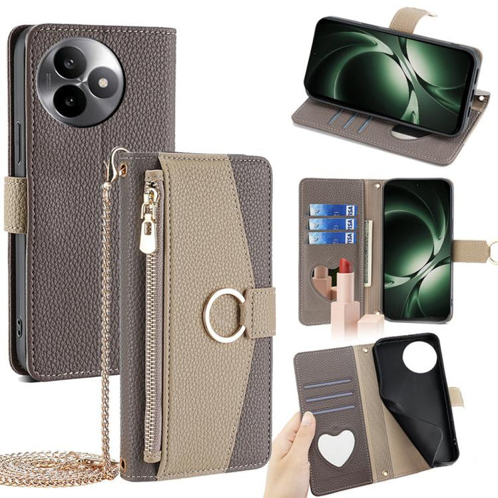 Funda para teléfono de piel con textura de lichi y diseño cruzado, For Redmi A7 Pro 171mm / Poco C85x 5G, For Redmi Turbo 5 Max 5G / Poco X8 Pro Max 5G, For Redmi Turbo 5 5G / Poco X8 Pro 5G, For Redmi K90 Pro Max / Poco F8 Ultra                       ...