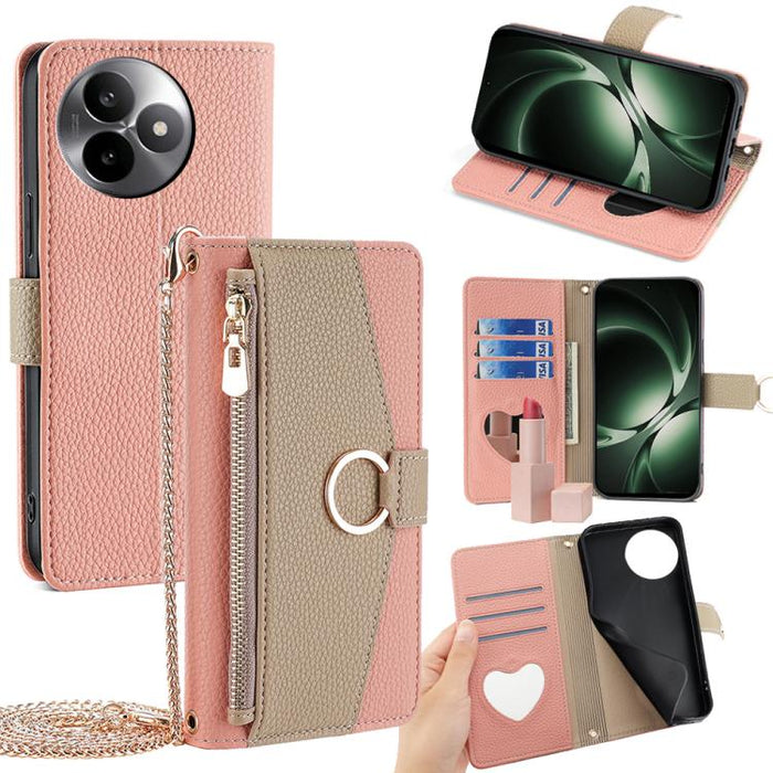 Funda para teléfono de piel con textura de lichi y diseño cruzado, For Redmi A7 Pro 171mm / Poco C85x 5G, For Redmi Turbo 5 Max 5G / Poco X8 Pro Max 5G, For Redmi Turbo 5 5G / Poco X8 Pro 5G, For Redmi K90 Pro Max / Poco F8 Ultra                       ...