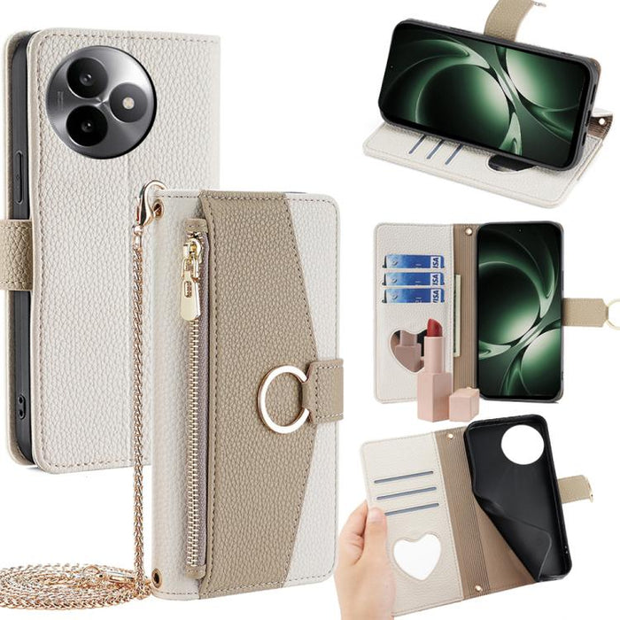Funda para teléfono de piel con textura de lichi y diseño cruzado, For Redmi A7 Pro 171mm / Poco C85x 5G, For Redmi Turbo 5 Max 5G / Poco X8 Pro Max 5G, For Redmi Turbo 5 5G / Poco X8 Pro 5G, For Redmi K90 Pro Max / Poco F8 Ultra                       ...