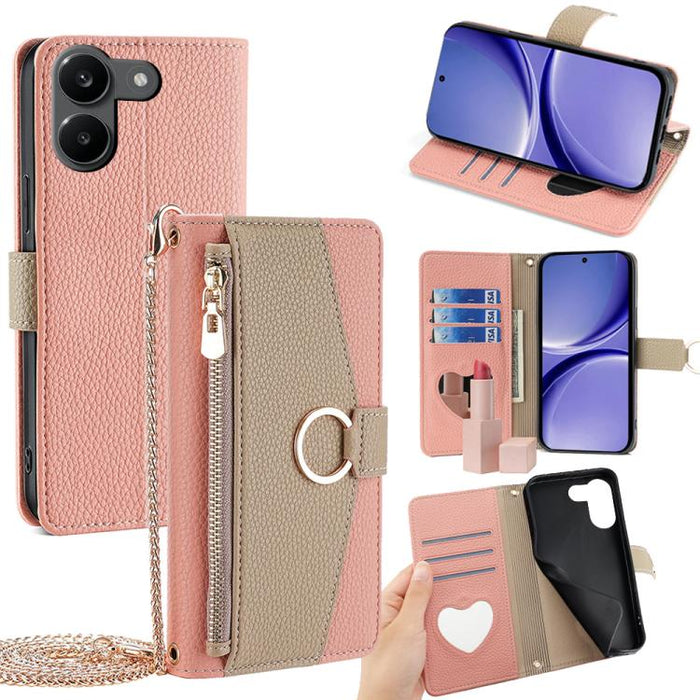 Funda para teléfono de piel con textura de lichi y diseño cruzado, For Redmi A7 Pro 171mm / Poco C85x 5G, For Redmi Turbo 5 Max 5G / Poco X8 Pro Max 5G, For Redmi Turbo 5 5G / Poco X8 Pro 5G, For Redmi K90 Pro Max / Poco F8 Ultra                       ...
