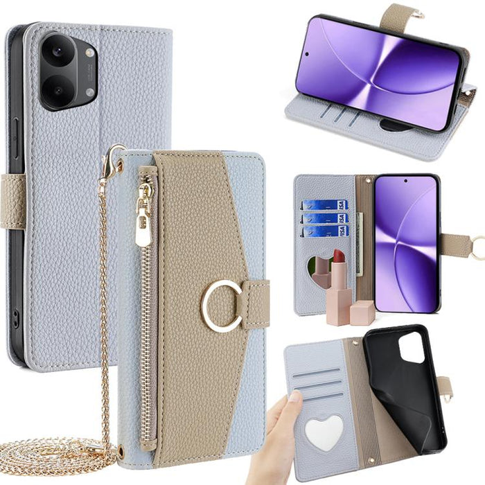 Funda para teléfono de piel con textura de lichi y diseño cruzado, For Redmi A7 Pro 171mm / Poco C85x 5G, For Redmi Turbo 5 Max 5G / Poco X8 Pro Max 5G, For Redmi Turbo 5 5G / Poco X8 Pro 5G, For Redmi K90 Pro Max / Poco F8 Ultra                       ...