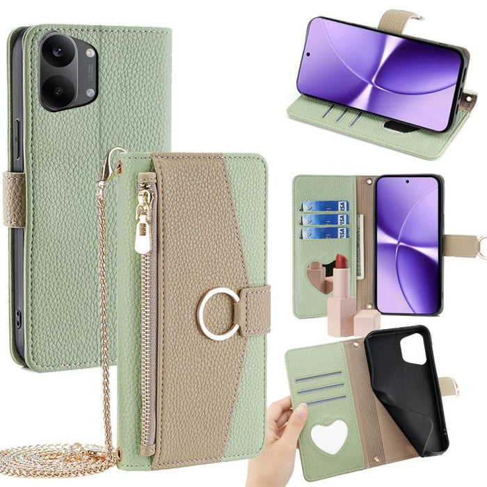 Funda para teléfono de piel con textura de lichi y diseño cruzado, For Redmi A7 Pro 171mm / Poco C85x 5G, For Redmi Turbo 5 Max 5G / Poco X8 Pro Max 5G, For Redmi Turbo 5 5G / Poco X8 Pro 5G, For Redmi K90 Pro Max / Poco F8 Ultra                       ...