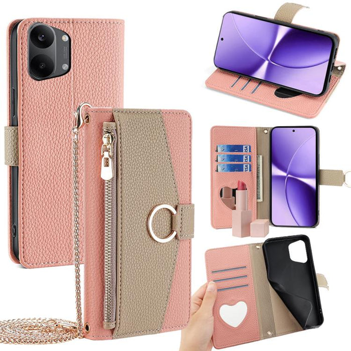 Funda para teléfono de piel con textura de lichi y diseño cruzado, For Redmi A7 Pro 171mm / Poco C85x 5G, For Redmi Turbo 5 Max 5G / Poco X8 Pro Max 5G, For Redmi Turbo 5 5G / Poco X8 Pro 5G, For Redmi K90 Pro Max / Poco F8 Ultra                       ...