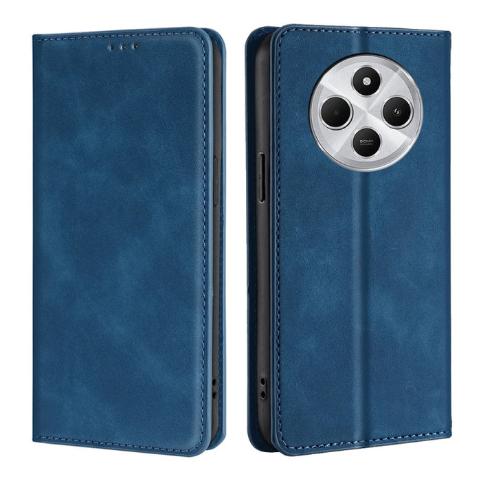Funda de cuero magnética para teléfono con tacto de piel, For Redmi A7 Pro 171mm / Poco C85x 5G, For Redmi Turbo 5 Max 5G / Poco X8 Pro Max 5G, For Redmi Turbo 5 5G / Poco X8 Pro 5G, For Redmi Note 15 Pro 4G Global 163.2mm, For Redmi A5 4G 171.7mm     ...