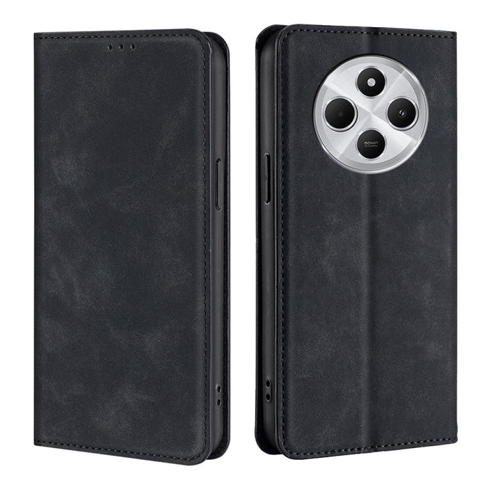 Funda de cuero magnética para teléfono con tacto de piel, For Redmi A7 Pro 171mm / Poco C85x 5G, For Redmi Turbo 5 Max 5G / Poco X8 Pro Max 5G, For Redmi Turbo 5 5G / Poco X8 Pro 5G, For Redmi Note 15 Pro 4G Global 163.2mm, For Redmi A5 4G 171.7mm     ...