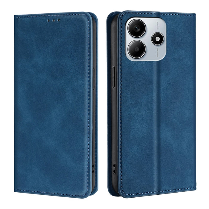 Funda de cuero magnética para teléfono con tacto de piel, For Redmi A7 Pro 171mm / Poco C85x 5G, For Redmi Turbo 5 Max 5G / Poco X8 Pro Max 5G, For Redmi Turbo 5 5G / Poco X8 Pro 5G, For Redmi Note 15 Pro 4G Global 163.2mm, For Redmi A5 4G 171.7mm     ...