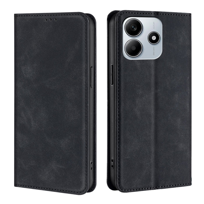 Funda de cuero magnética para teléfono con tacto de piel, For Redmi A7 Pro 171mm / Poco C85x 5G, For Redmi Turbo 5 Max 5G / Poco X8 Pro Max 5G, For Redmi Turbo 5 5G / Poco X8 Pro 5G, For Redmi Note 15 Pro 4G Global 163.2mm, For Redmi A5 4G 171.7mm     ...
