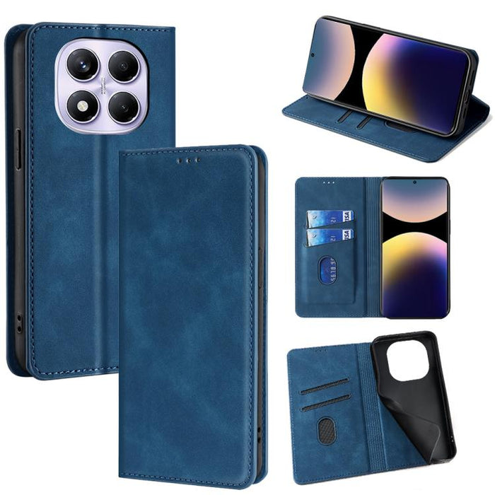 Funda de cuero magnética para teléfono con tacto de piel, For Redmi A7 Pro 171mm / Poco C85x 5G, For Redmi Turbo 5 Max 5G / Poco X8 Pro Max 5G, For Redmi Turbo 5 5G / Poco X8 Pro 5G, For Redmi Note 15 Pro 4G Global 163.2mm, For Redmi A5 4G 171.7mm     ...