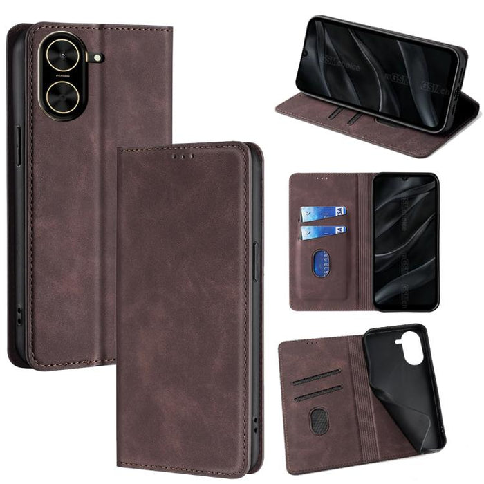 Funda de cuero magnética para teléfono con tacto de piel, For Redmi A7 Pro 171mm / Poco C85x 5G, For Redmi Turbo 5 Max 5G / Poco X8 Pro Max 5G, For Redmi Turbo 5 5G / Poco X8 Pro 5G, For Redmi Note 15 Pro 4G Global 163.2mm, For Redmi A5 4G 171.7mm     ...