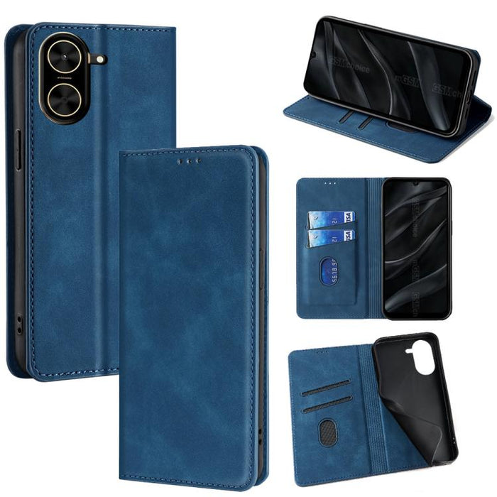 Funda de cuero magnética para teléfono con tacto de piel, For Redmi A7 Pro 171mm / Poco C85x 5G, For Redmi Turbo 5 Max 5G / Poco X8 Pro Max 5G, For Redmi Turbo 5 5G / Poco X8 Pro 5G, For Redmi Note 15 Pro 4G Global 163.2mm, For Redmi A5 4G 171.7mm     ...