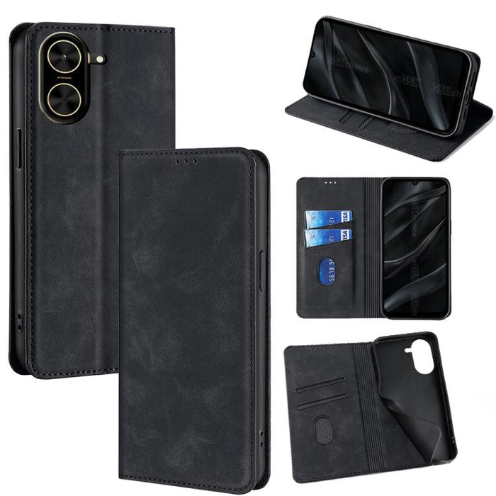 Funda de cuero magnética para teléfono con tacto de piel, For Redmi A7 Pro 171mm / Poco C85x 5G, For Redmi Turbo 5 Max 5G / Poco X8 Pro Max 5G, For Redmi Turbo 5 5G / Poco X8 Pro 5G, For Redmi Note 15 Pro 4G Global 163.2mm, For Redmi A5 4G 171.7mm     ...