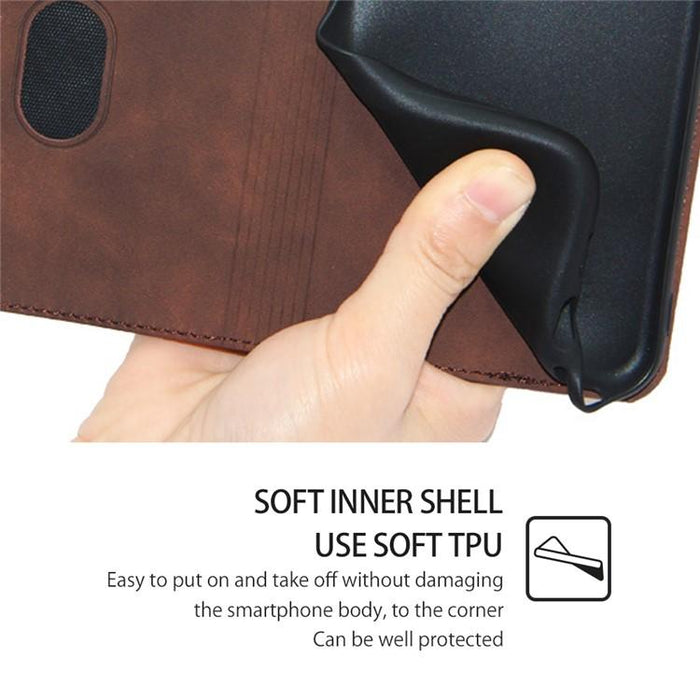 Funda de cuero magnética para teléfono con tacto de piel, For Redmi A7 Pro 171mm / Poco C85x 5G, For Redmi Turbo 5 Max 5G / Poco X8 Pro Max 5G, For Redmi Turbo 5 5G / Poco X8 Pro 5G, For Redmi Note 15 Pro 4G Global 163.2mm, For Redmi A5 4G 171.7mm     ...