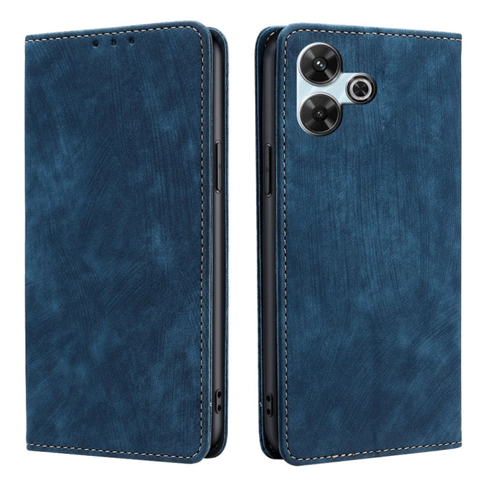 Funda de cuero magnética para teléfono con cepillo antirrobo RFID, For Redmi A7 Pro 171mm / Poco C85x 5G, For Redmi Turbo 5 Max 5G / Poco X8 Pro Max 5G, For Redmi Turbo 5 5G / Poco X8 Pro 5G, For Redmi K90 Pro Max 5G / Poco F8 Ultra                    ...