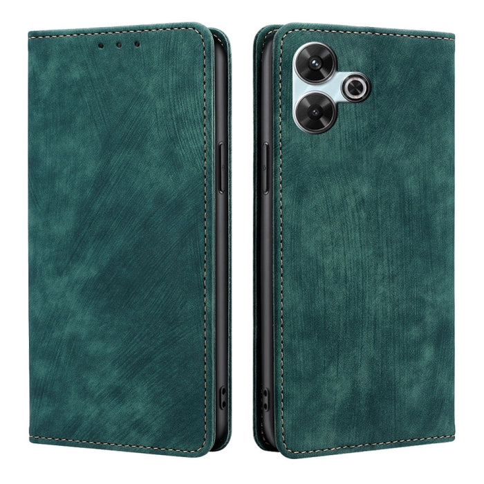 Funda de cuero magnética para teléfono con cepillo antirrobo RFID, For Redmi A7 Pro 171mm / Poco C85x 5G, For Redmi Turbo 5 Max 5G / Poco X8 Pro Max 5G, For Redmi Turbo 5 5G / Poco X8 Pro 5G, For Redmi K90 Pro Max 5G / Poco F8 Ultra                    ...