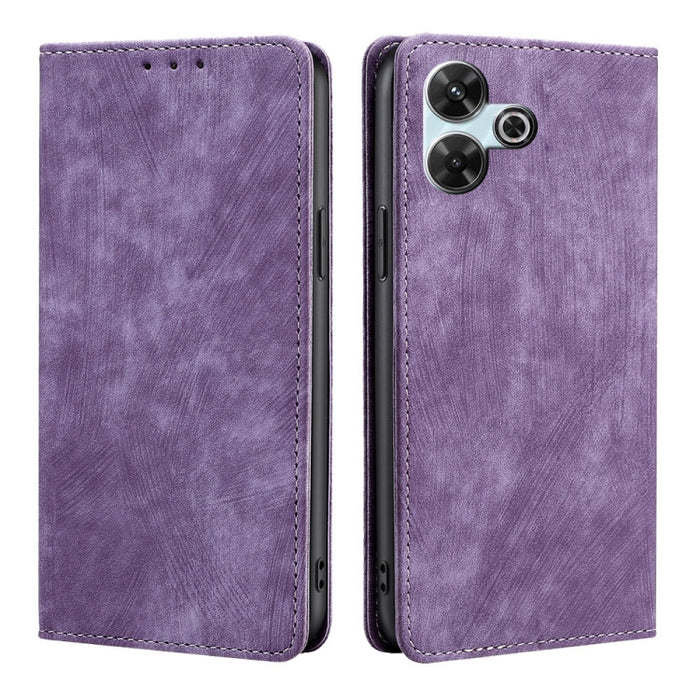 Funda de cuero magnética para teléfono con cepillo antirrobo RFID, For Redmi A7 Pro 171mm / Poco C85x 5G, For Redmi Turbo 5 Max 5G / Poco X8 Pro Max 5G, For Redmi Turbo 5 5G / Poco X8 Pro 5G, For Redmi K90 Pro Max 5G / Poco F8 Ultra                    ...