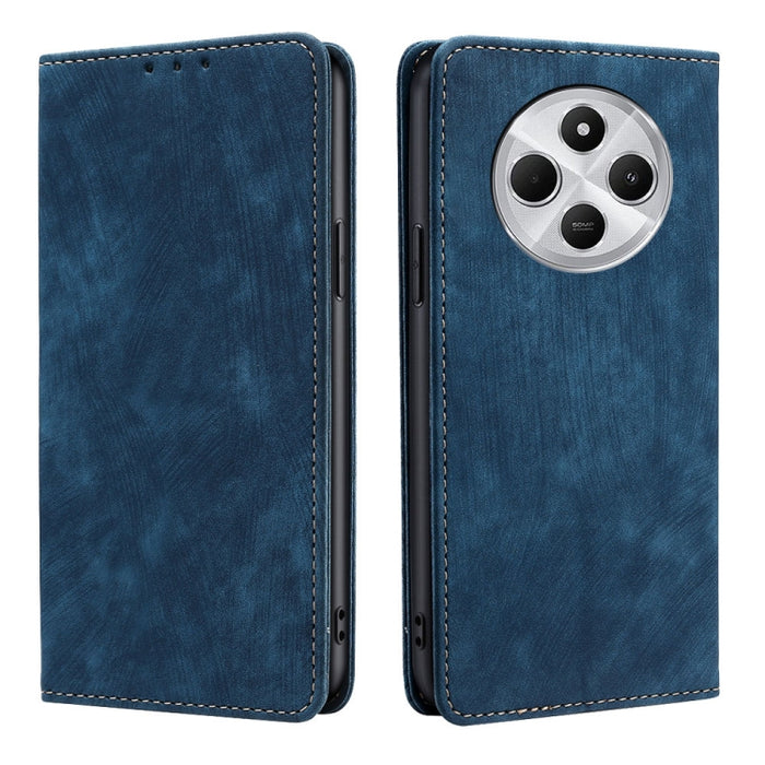 Funda de cuero magnética para teléfono con cepillo antirrobo RFID, For Redmi A7 Pro 171mm / Poco C85x 5G, For Redmi Turbo 5 Max 5G / Poco X8 Pro Max 5G, For Redmi Turbo 5 5G / Poco X8 Pro 5G, For Redmi K90 Pro Max 5G / Poco F8 Ultra                    ...