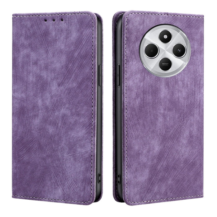 Funda de cuero magnética para teléfono con cepillo antirrobo RFID, For Redmi A7 Pro 171mm / Poco C85x 5G, For Redmi Turbo 5 Max 5G / Poco X8 Pro Max 5G, For Redmi Turbo 5 5G / Poco X8 Pro 5G, For Redmi K90 Pro Max 5G / Poco F8 Ultra                    ...