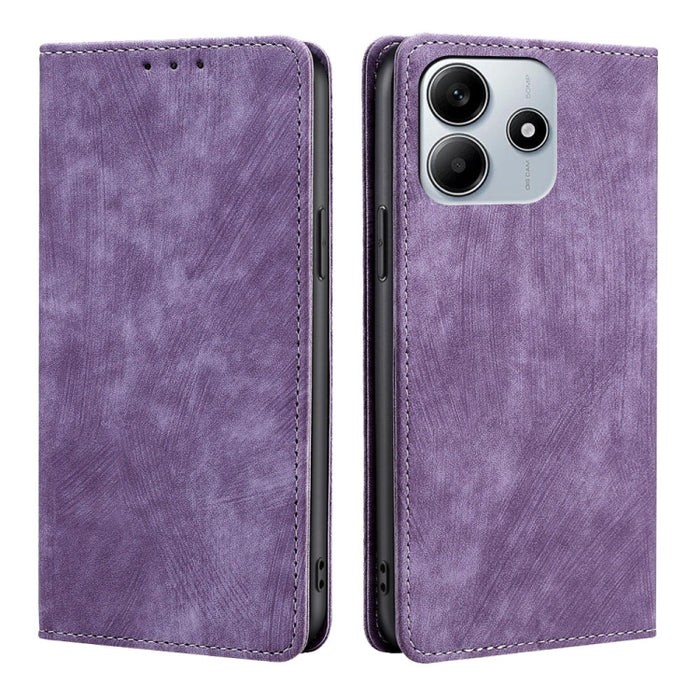 Funda de cuero magnética para teléfono con cepillo antirrobo RFID, For Redmi A7 Pro 171mm / Poco C85x 5G, For Redmi Turbo 5 Max 5G / Poco X8 Pro Max 5G, For Redmi Turbo 5 5G / Poco X8 Pro 5G, For Redmi K90 Pro Max 5G / Poco F8 Ultra                    ...