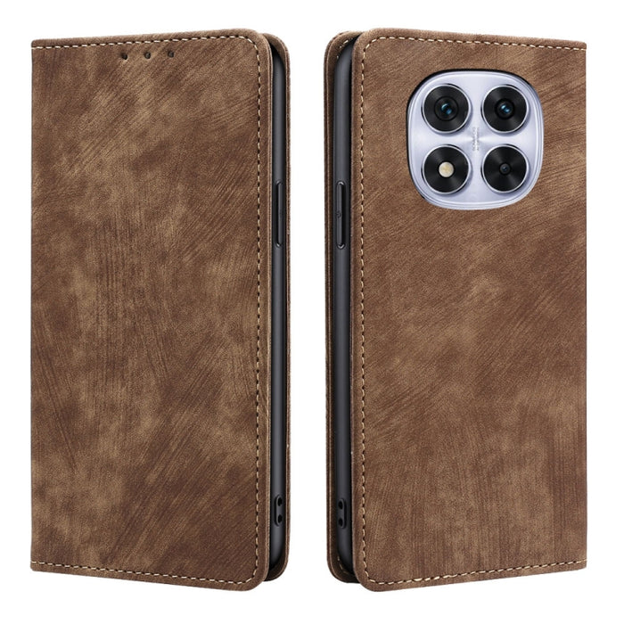 Funda de cuero magnética para teléfono con cepillo antirrobo RFID, For Redmi A7 Pro 171mm / Poco C85x 5G, For Redmi Turbo 5 Max 5G / Poco X8 Pro Max 5G, For Redmi Turbo 5 5G / Poco X8 Pro 5G, For Redmi K90 Pro Max 5G / Poco F8 Ultra                    ...