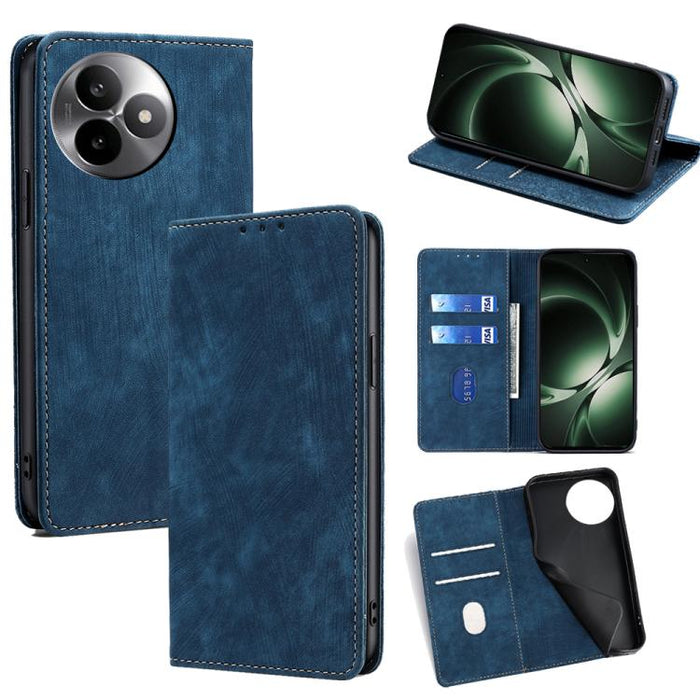 Funda de cuero magnética para teléfono con cepillo antirrobo RFID, For Redmi A7 Pro 171mm / Poco C85x 5G, For Redmi Turbo 5 Max 5G / Poco X8 Pro Max 5G, For Redmi Turbo 5 5G / Poco X8 Pro 5G, For Redmi K90 Pro Max 5G / Poco F8 Ultra                    ...
