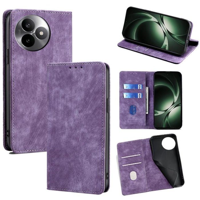Funda de cuero magnética para teléfono con cepillo antirrobo RFID, For Redmi A7 Pro 171mm / Poco C85x 5G, For Redmi Turbo 5 Max 5G / Poco X8 Pro Max 5G, For Redmi Turbo 5 5G / Poco X8 Pro 5G, For Redmi K90 Pro Max 5G / Poco F8 Ultra                    ...