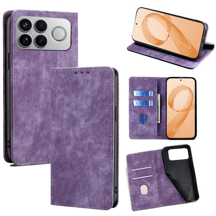 Funda de cuero magnética para teléfono con cepillo antirrobo RFID, For Redmi A7 Pro 171mm / Poco C85x 5G, For Redmi Turbo 5 Max 5G / Poco X8 Pro Max 5G, For Redmi Turbo 5 5G / Poco X8 Pro 5G, For Redmi K90 Pro Max 5G / Poco F8 Ultra                    ...