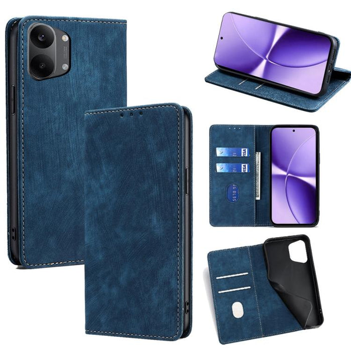 Funda de cuero magnética para teléfono con cepillo antirrobo RFID, For Redmi A7 Pro 171mm / Poco C85x 5G, For Redmi Turbo 5 Max 5G / Poco X8 Pro Max 5G, For Redmi Turbo 5 5G / Poco X8 Pro 5G, For Redmi K90 Pro Max 5G / Poco F8 Ultra                    ...