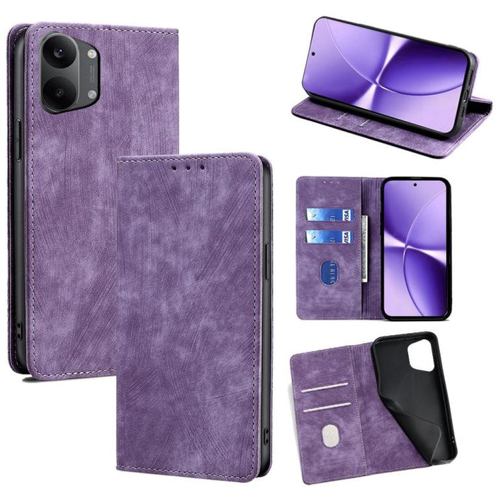 Funda de cuero magnética para teléfono con cepillo antirrobo RFID, For Redmi A7 Pro 171mm / Poco C85x 5G, For Redmi Turbo 5 Max 5G / Poco X8 Pro Max 5G, For Redmi Turbo 5 5G / Poco X8 Pro 5G, For Redmi K90 Pro Max 5G / Poco F8 Ultra                    ...