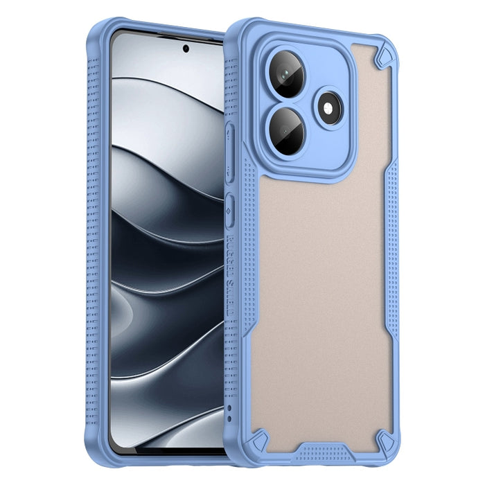 Funda híbrida de TPU para PC con revestimiento de Armor Glaze, For Redmi Note 15 4G / 5G Global 164mm, For Redmi Note 15 Pro 5G Global 163.6mm, For Redmi Note 14 5G China, For Redmi Note 14 5G Global, For Redmi Note 14 Pro+ 5G, For Redmi Note 14 Pro 5G