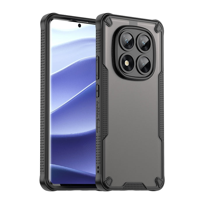 Funda híbrida de TPU para PC con revestimiento de Armor Glaze, For Redmi Note 15 4G / 5G Global 164mm, For Redmi Note 15 Pro 5G Global 163.6mm, For Redmi Note 14 5G China, For Redmi Note 14 5G Global, For Redmi Note 14 Pro+ 5G, For Redmi Note 14 Pro 5G